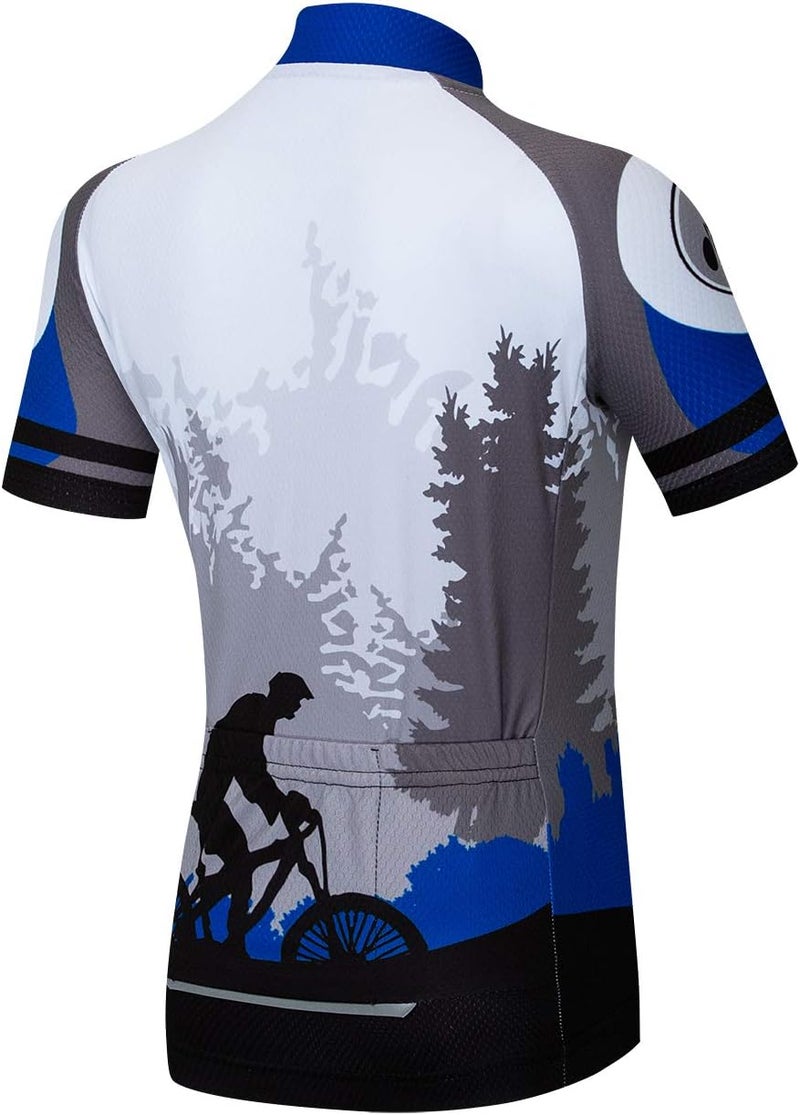 Weimostar Children Boys' Girls' Cycling Jersey Set Short Sleeve 3D Padded Shorts Breathable - Image 4
